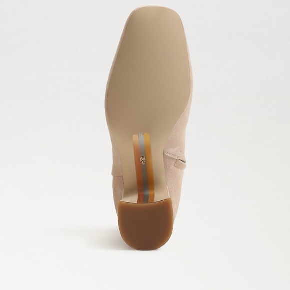 SAM EDELMAN FAWN ANKLE BOOTIES WARM OAT SUEDE 7 - Picture 7 of 16